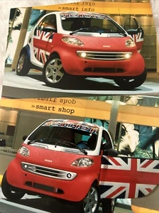 Smart Car Promo Press Release Sales Photo Photographs X2 Uk Freepost - Picture 1 of 1
