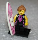 LEGO Surfeuse sur Planche - Minifig Figurine Minifigure 8804 - Serie 4