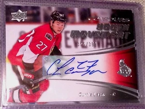2015-16 Curtis Lazar Upper Deck Contours #D /399 YOUTH MOVEMENT AUTO ROOKIE WoW! - Picture 1 of 1