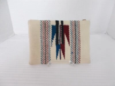 Cartera monedero vintage de lana Chimayo - tejido a mano - hecho a medida Foto 1 de 4