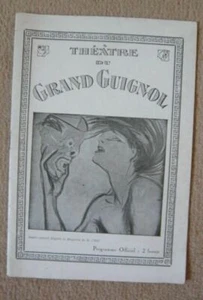 1933 Grand Guignol Theatre Official Program | Good Condition - Picture 1 of 1
