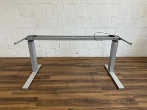 Steelcase Sitz-Steh-Schreibtischgestell 160x80 grau Gasdruckfeder - Bild 1 von 4