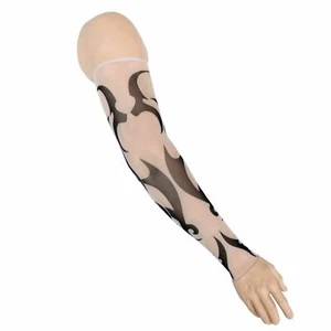 Tattoo Armstulpen Karneval Verkleidung Fasching Skin Strümpfe Ärmel Sleeve Arm - Bild 1 von 6
