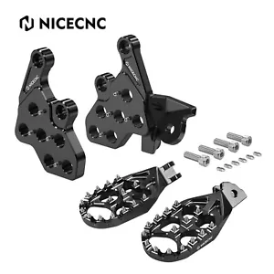 Adjustable Footrest Foot Pegs Pedals Bracket Mount For Surron Light Bee / Segway - Foto 1 di 14