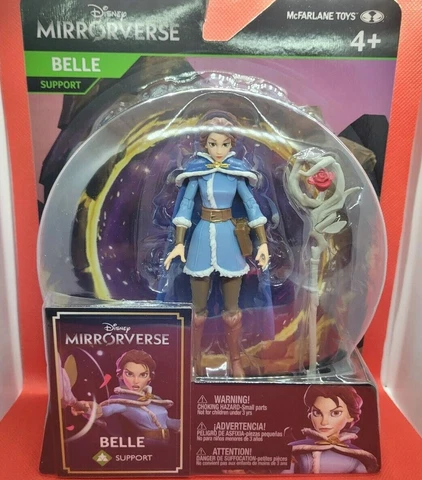 McFarlane Toys Disney Mirrorverse Belle 5" Action Figure. NIB Cover