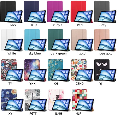 Leather Shockproof Smart Flip Stand Case For NEW iPad Air 11 13 inch M3 A16 2025 - Image 1 of 4