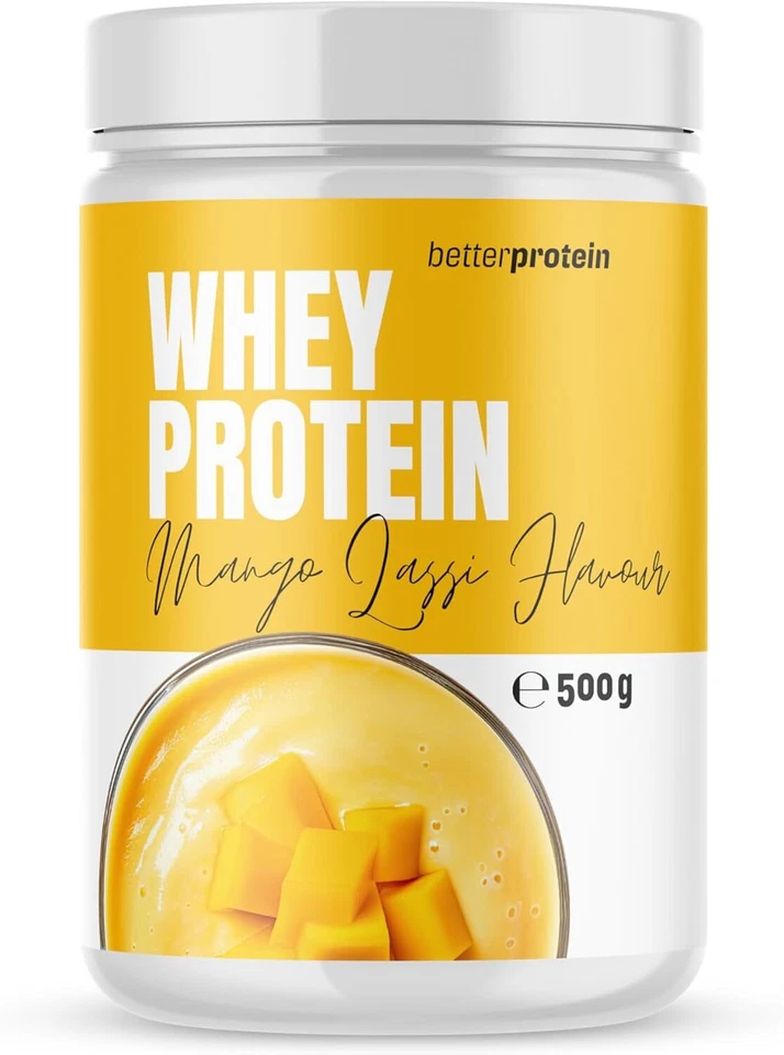 BETTERPROTEIN Whey Protein 500g - Produziert in Deutschland - Eiweißpulver zum Muskelaufbau