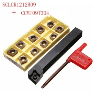SCLCR1212H09 (12 ×100mm )Lathe tool holder +CCMT09T304 BP1125 turning insert - Picture 1 of 7