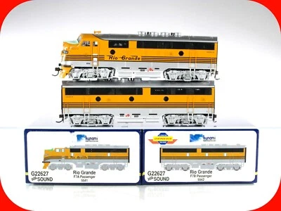 HO Scale ***DENVER & RIO GRANDE*** F7A-F7B - Athearn G22627 w/ DCC Tsunami Sound - Image 1 of 4