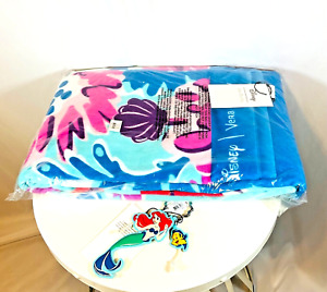 🌷Vera Bradley Ariel Floral Beach Towel & Bag Charm Disney Little Mermaid NWT
