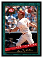 1994 Post Cereal #20 LENNY DYKSTRA Philadelphia Phillies