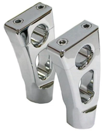 Elevadores de manillar ranurados cromados de 4" (41040) Foto 1 de 1