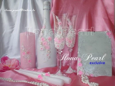 Personalized Wedding Toast Champagne Wine Flutes Mr Mrs Bride Groom Glass Gift - Image 1 of 2