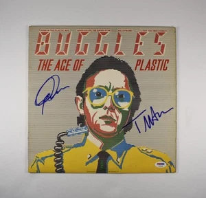 Buggles Trevor Horn Geoff Downes Autographed Signed Album LP Record PSA/DNA COA - Picture 1 of 2