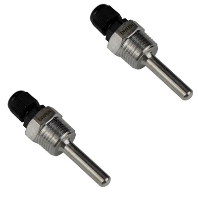 2x Environ Tauchhülse G1/2" 30mm V4A Edelstahl DN12 Solarspeicher Pufferspeicher
