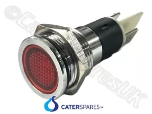 VAN STOCK 16MM ROJO METAL NEÓN INDICADOR LUZ LÁMPARA PLANCHAS / FREIDORA / PARRILLA 230V - Imagen 1 de 24