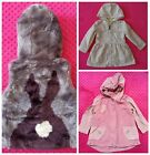 Next Girl's Bunny Waistcoat Gilet Pink Parka Jacket Coat Bundle Size 18-24 Month