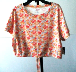 Arizona Jean Co Size XXL polyester blend multicolor short sleeve crop top - Bild 1 von 12