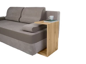 Sofá, mesa auxiliar de cama en roble sonoma o roble colores wotan, ¡diseño escandinavo! - Imagen 1 de 10