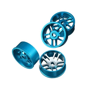 Metal Wheel Hubs Rims Set for Kyosho MINI-Z AWD Wltoys K989 k969 K979 RC Car ## - Picture 1 of 6