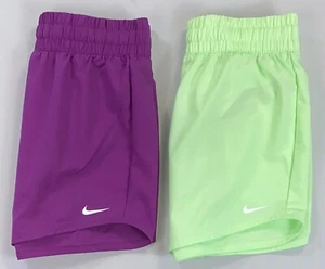 Girl's Nike One High-Waisted Dri-Fit Loose Fit DX4967 Shorts New - Picture 1 of 5