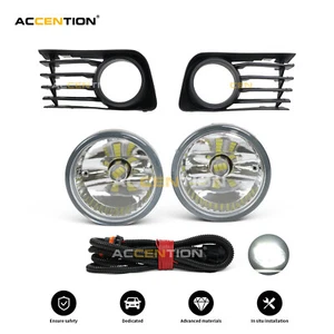 LED Fog Light Fog Lamp With Wire And Grill For Toyota Prius 2004- 2009 - Picture 1 of 9