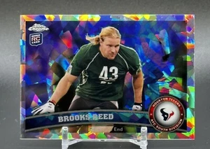 2011 Topps Chrome Crystal Atomic Refractor #'d /139 Brooks Reed #102 Rookie RC - Foto 1 di 3