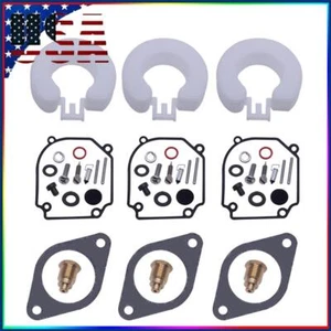 3x Carb Carburetor Repair Kit For Yamaha Outboard 2T 75HP 80HP 90HP 6H1-W0093-00 - Picture 1 of 6