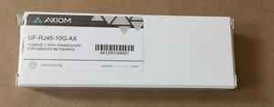 Axiom UF-RJ45-10G-AX 10GBASE-T SFP+ Transceiver For UBIQUITI Networs - Picture 1 of 3