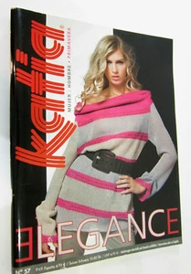Katia Yarn Elegance Knitting Pattern Book No. 57 Sweaters English Spanish German - Picture 1 of 4