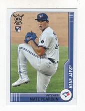 2021 TOPPS BIG LEAGUE BASEBALL ROOKIE NATE PEARSON TORONTO BLUE JAYS #9