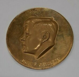 Undated Gold John F. Kennedy Memorial Medal  63.9 Grams/50MM   (MK)