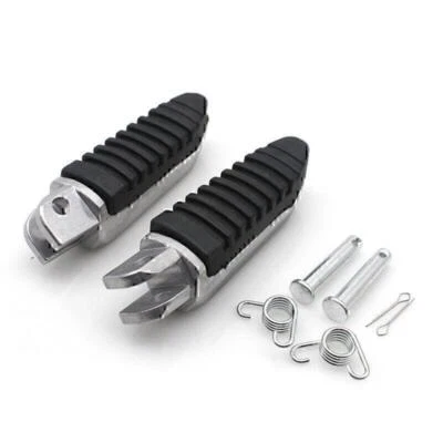 Universal Motorcycle Footpegs Pedal Aluminum Alloy Foot Rest For Scooter Bike - Image 1 of 4
