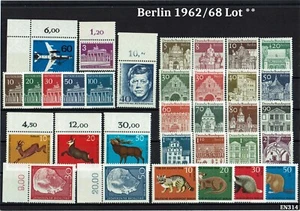 Berlin 1962/68 Lot mit postfrischen Marken, siehe Bild(EN314) - Bild 1 von 1