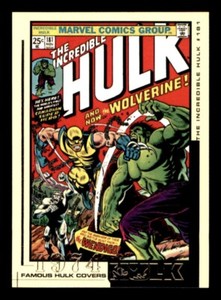 2003 Upper Deck The Hulk Film And Comics: Famous Hulk Cover #181 Card - FC18
