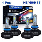 For Dodge Grand Caravan 2011-2020 4X H11 Led Headlight Bulbs High Low Beam Combo