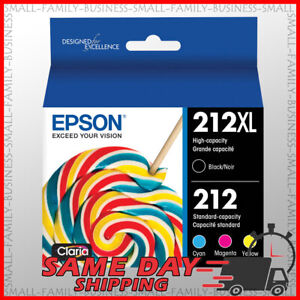 Epson 212 Tintenpatronen zur Auswahl: 4er-Pack Farbe XL Schwarz Cyan Magentagelb