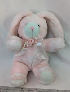 Commonwealth Pink Rabbit Plush 12 Inch Stuffed Animal Toy - Picture 1 of 7