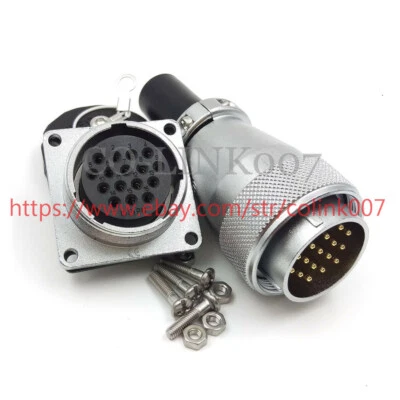 WS28 16Pin Connector, High Voltage Industrial Power Cable Plug Socket Solder 10A - Image 1 of 4