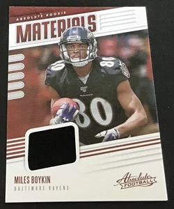 2019 Panini Absolute Football No. RM-29 Miles Boykin Jersey Patch Card - Picture 1 of 2