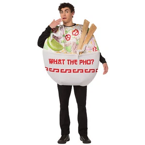 Rasta Imposta Adult Pho Noodle Bowl Costume - One Size - Multicolored - Picture 1 of 4