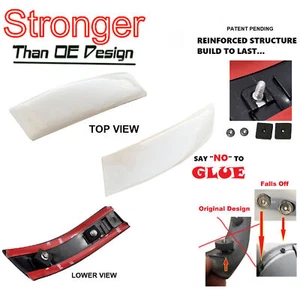 Roof Side Molding Reinforced For Ford Super Duty 99-07 YO Oxford White LH & RH - Picture 1 of 7