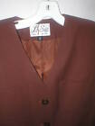 LeSuit  brown polyester jacket size 8-excellent cond.