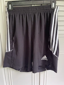 Adidas Climalite Shorts Black M 3-Stripe Pockets Youth– Read Desc - Picture 1 of 6