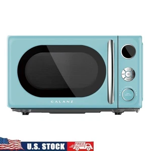 Retro Arbeitsplatte Mikrowelle 700 Watt Auftauen Automatische Menüs Drehteller Steuerung - Bild 1 von 8