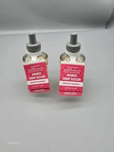 Bath & Body Works Japanese Cherry Blossom Wallflowers Refill Bulbs Lot Of 2 New - Picture 1 of 1
