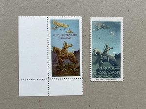 M) Erinnofilo Aeronautica Aviazione Verona 1910 e ristampa 1960 - Picture 1 of 2