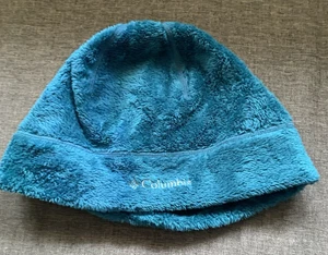 Cappello Columbia Teal/Turchese Fuzzy Morbido Berretto/Inverno Donna L/XL Poliestere - Foto 1 di 10