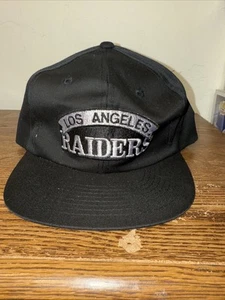 De colección 1980 Los Angeles Raiders Deportes Especialidades Snapback Gorra Gorra RARA - Imagen 1 de 16