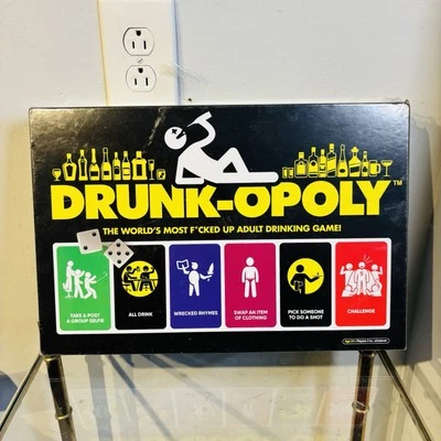 Drunk-opoly Board Game Adult Drinking Game Adult Party Game NEW - Image 1 of 4